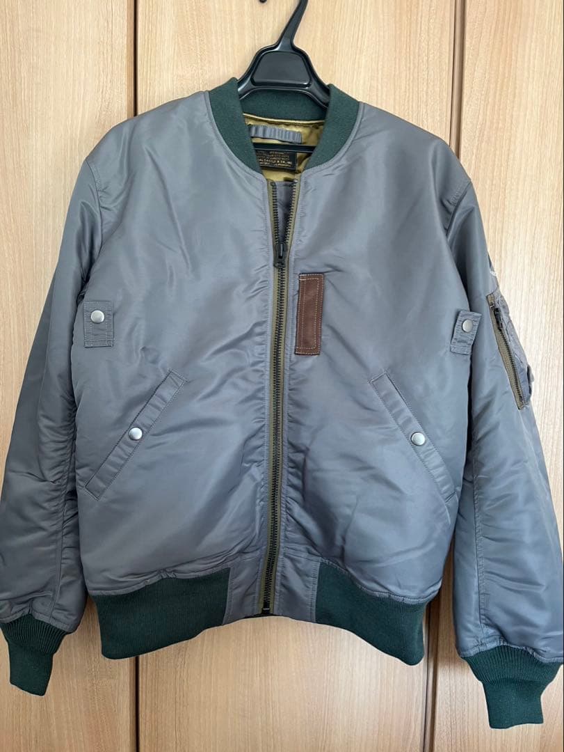 U.S. AIR FORCE MA-1フライトジャケット グレー