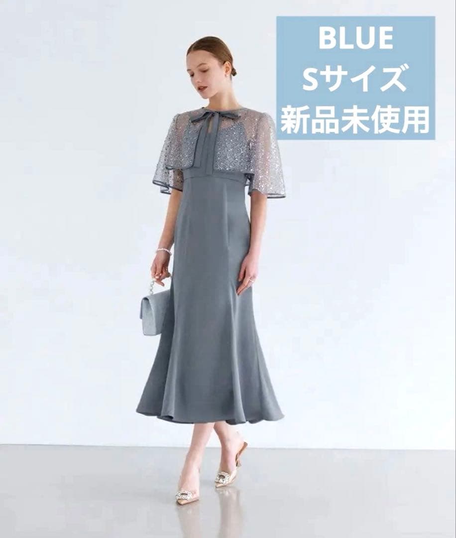 【risa】スパンコールビジューボレロマーメイドワンピースドレス