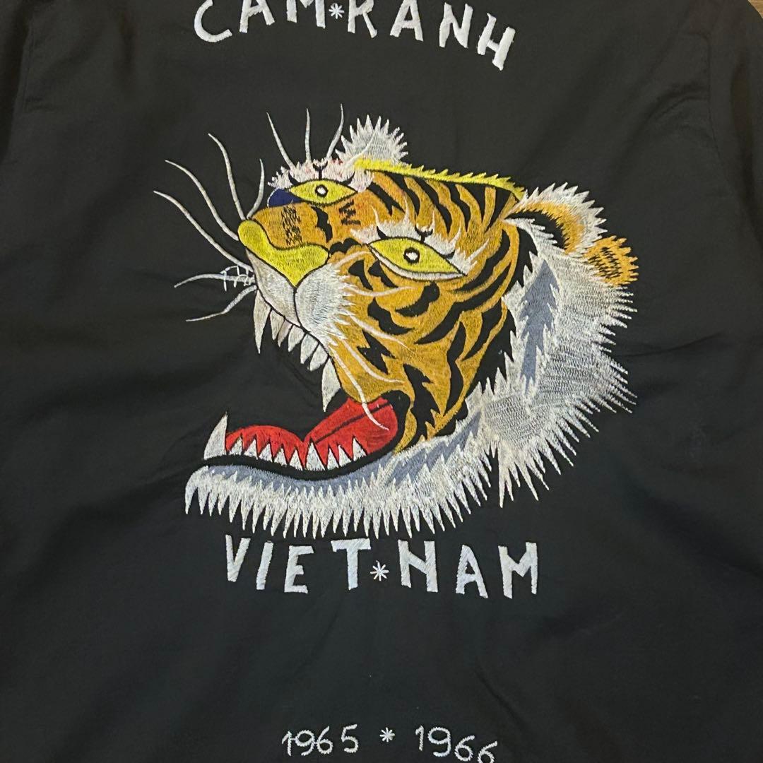 スーベニアジャケット スイングトップ タイガー ベトジャン 刺繍 虎