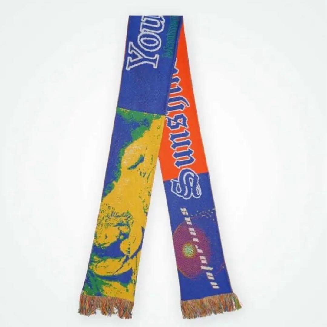 【新品・最安値】モンマルトルニューヨーク　マフラー　総柄