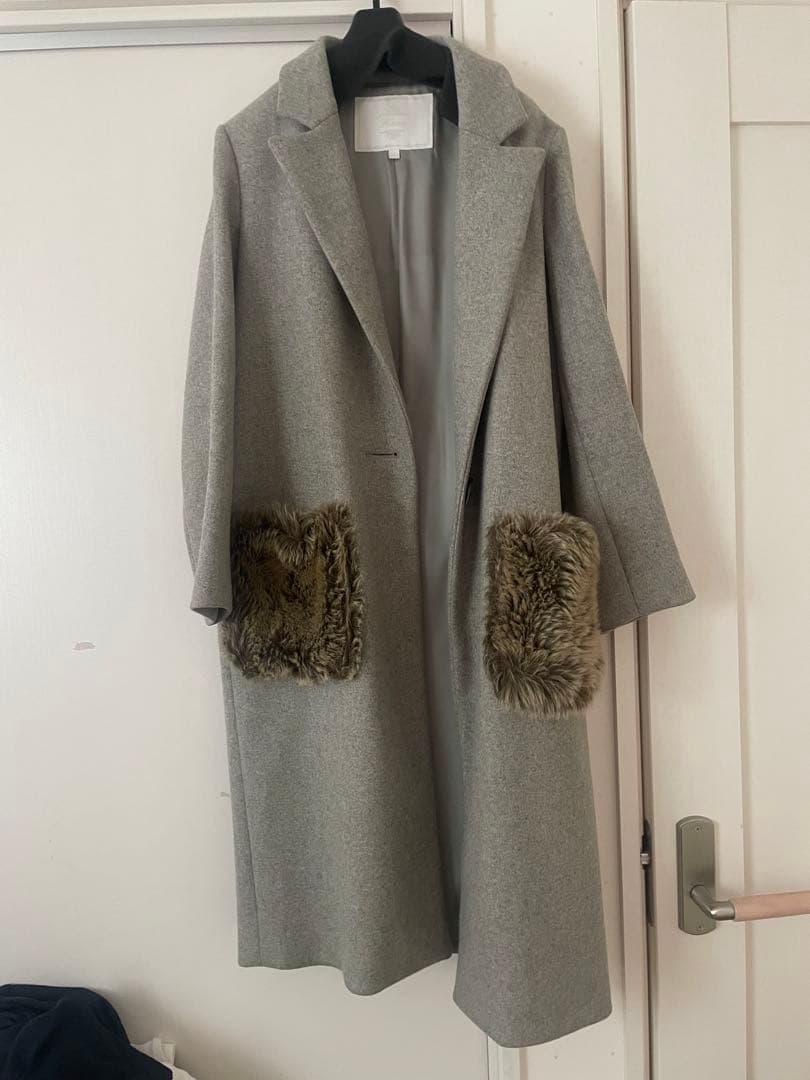 本日値下げ！カオン　コート　グレー