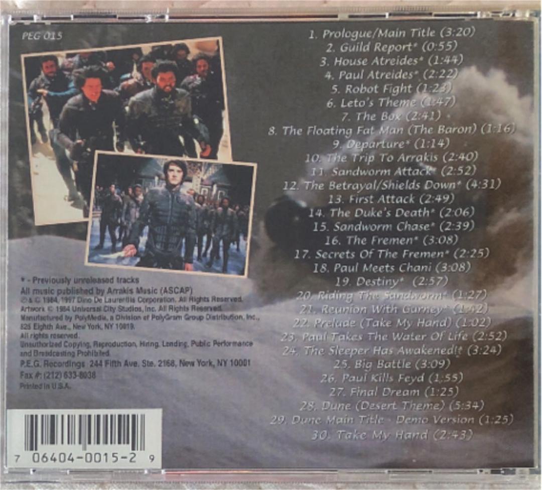 Dune Music Composed By TOTO / デューン