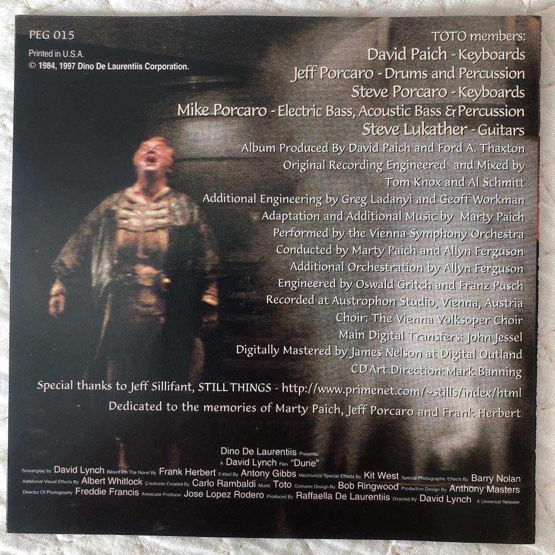 Dune Music Composed By TOTO / デューン