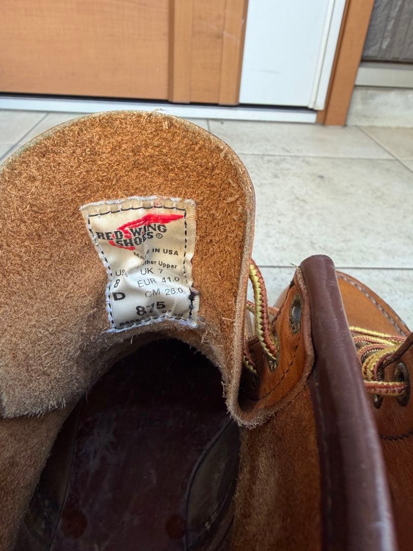 レッドウィング アイリッシュセッター 875 Ｄ８