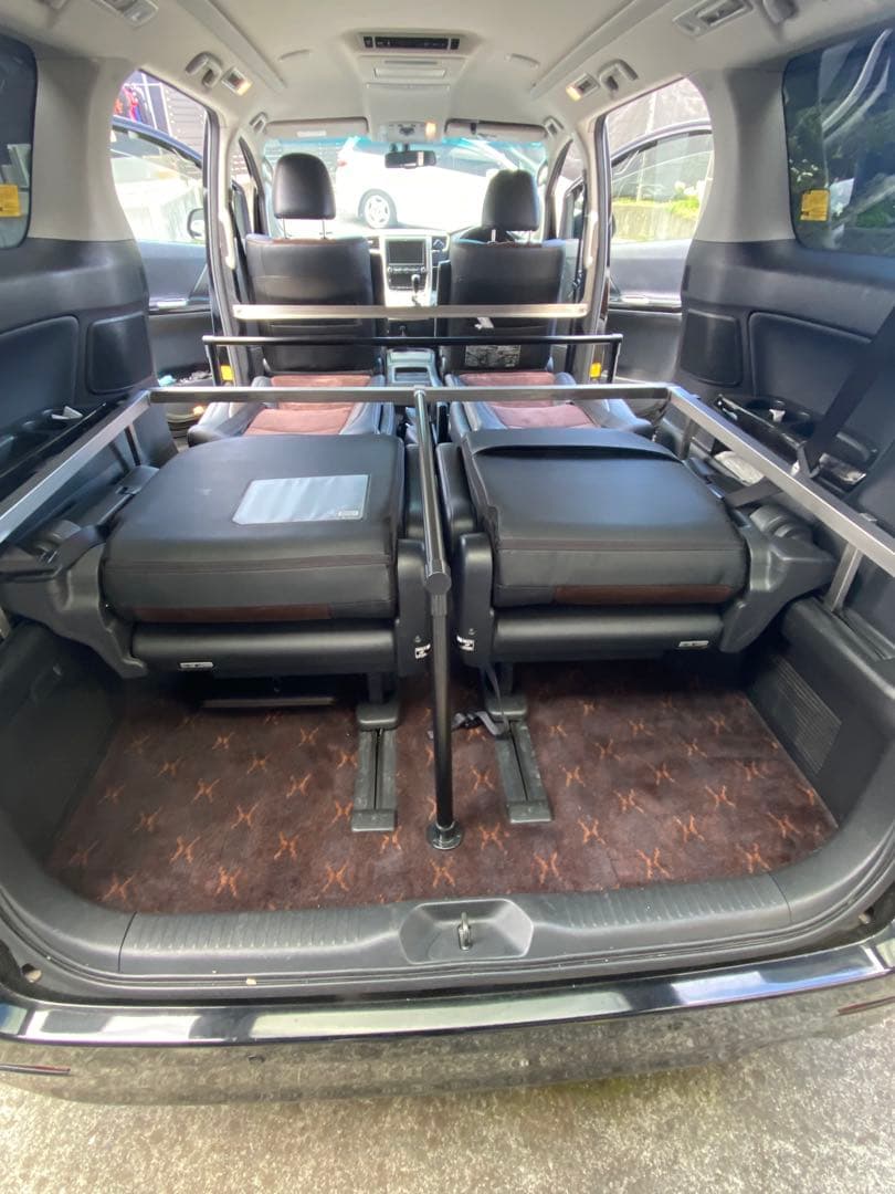 まぁ アルファード20系　ヴェルファイア　ベットキット　アウトドア　車中泊