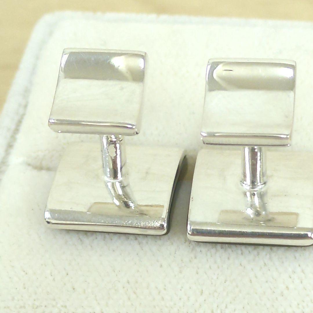 ティファニー NY 1837 カフリンクス ブラック シルバーカラー