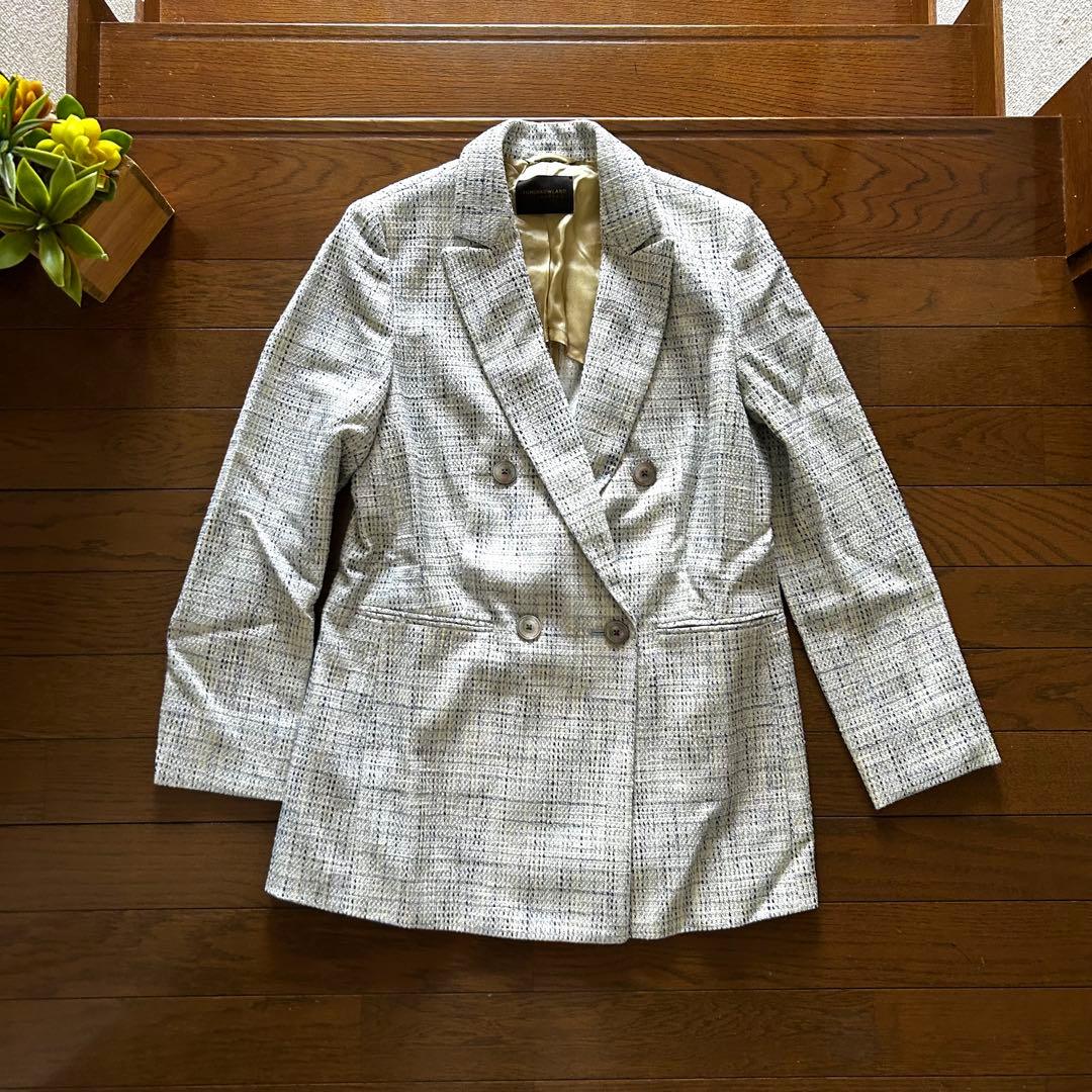 トゥモローランドTOMORROWLANDファンシーテープダブルブレストジャケット