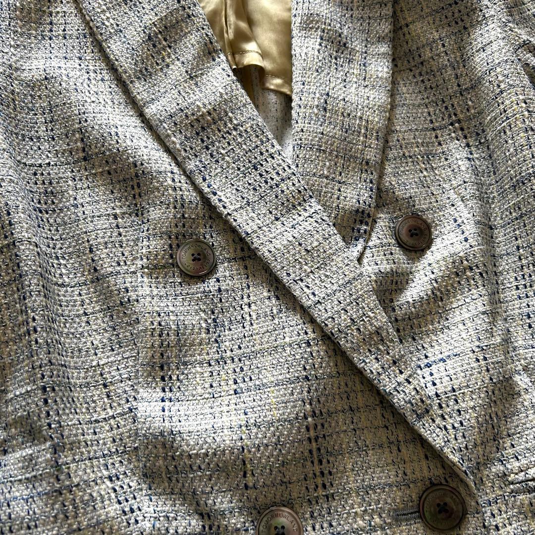 トゥモローランドTOMORROWLANDファンシーテープダブルブレストジャケット