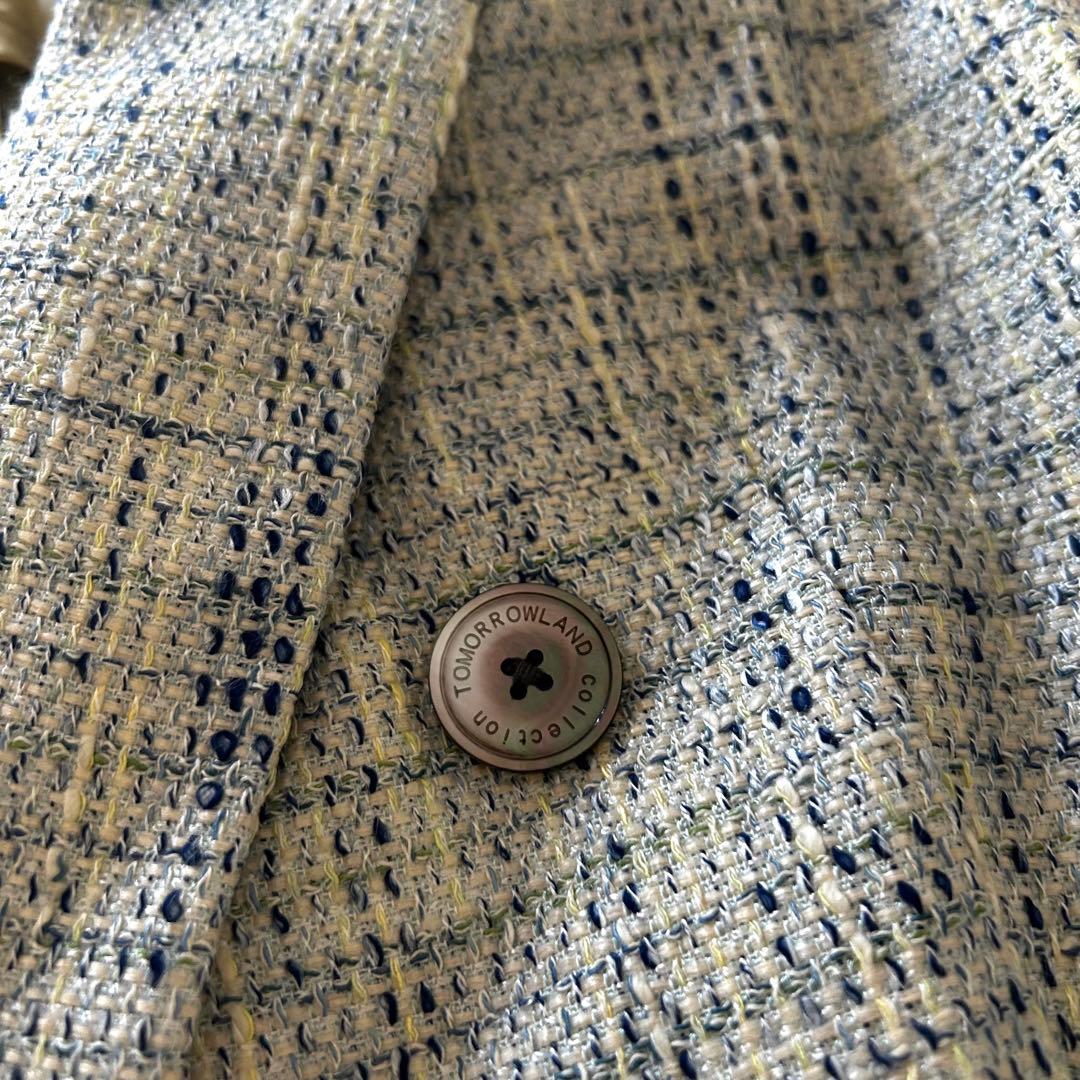 トゥモローランドTOMORROWLANDファンシーテープダブルブレストジャケット