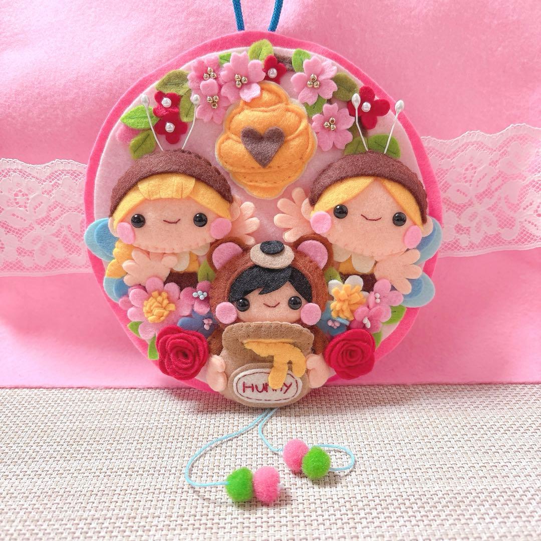 ハンドメイド・フェルト・フレーム飾り・専用
