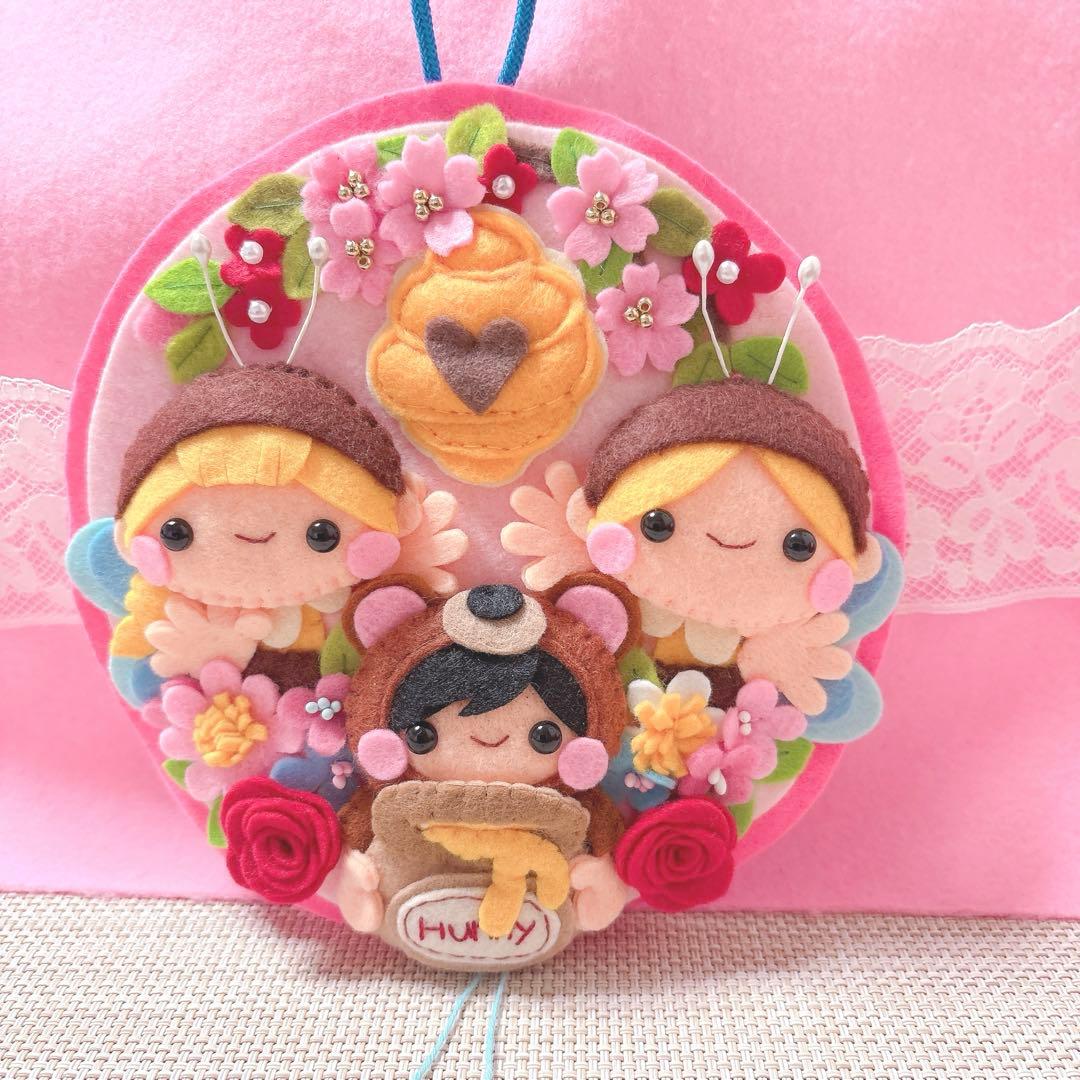 ハンドメイド・フェルト・フレーム飾り・専用