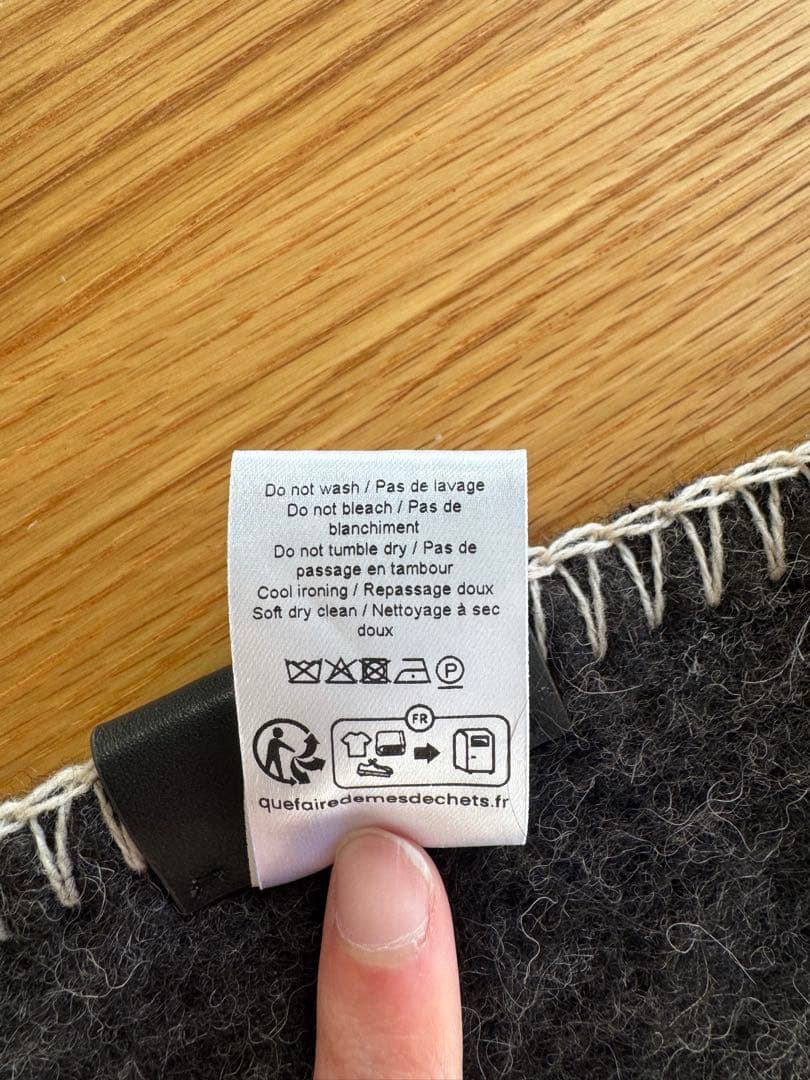 小物 lemaire cocote scarf Seal brown