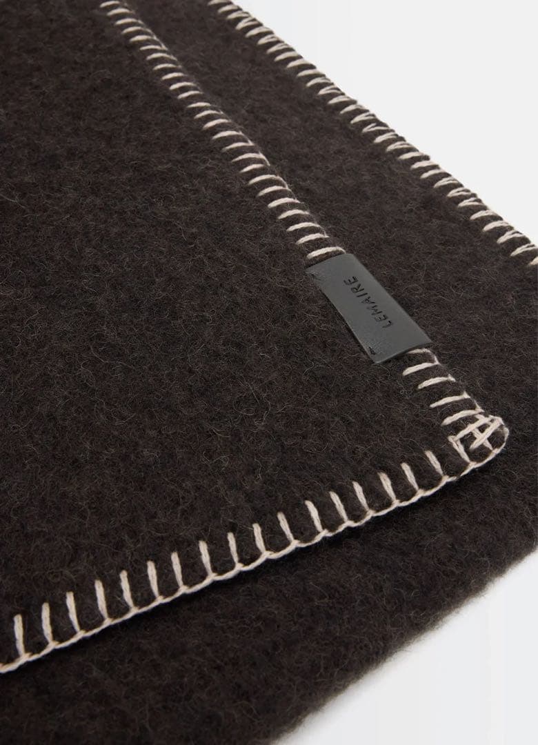 小物 lemaire cocote scarf Seal brown