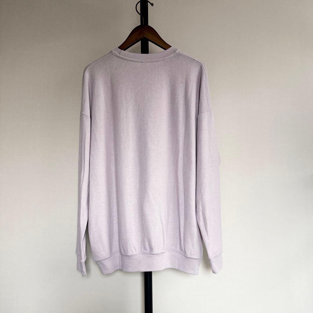 新品♡alo yogaクルーネックプルオーバー オーバーサイズ ライラック完売色