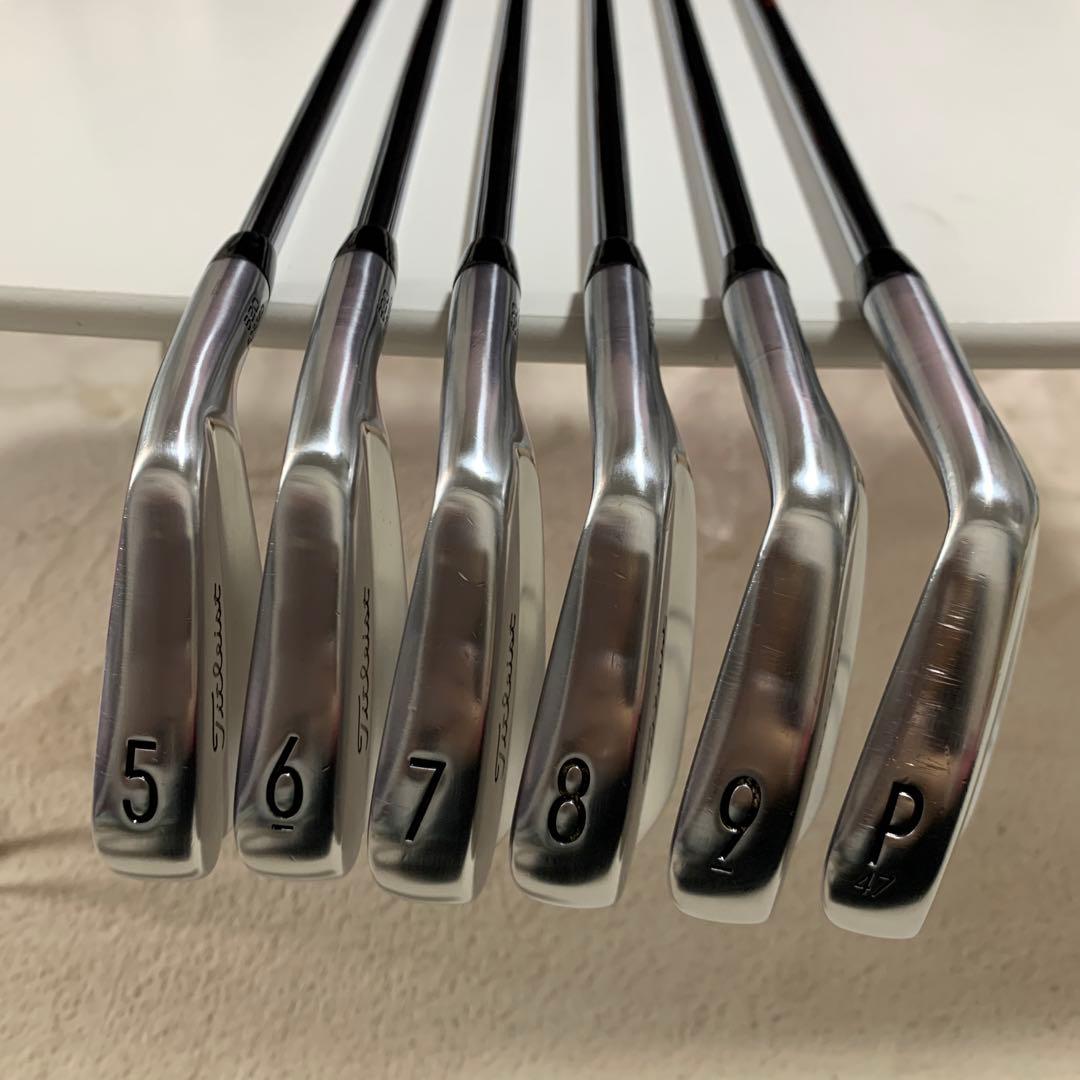 【美品】Titleist 620MB アイアンセット (5-P)