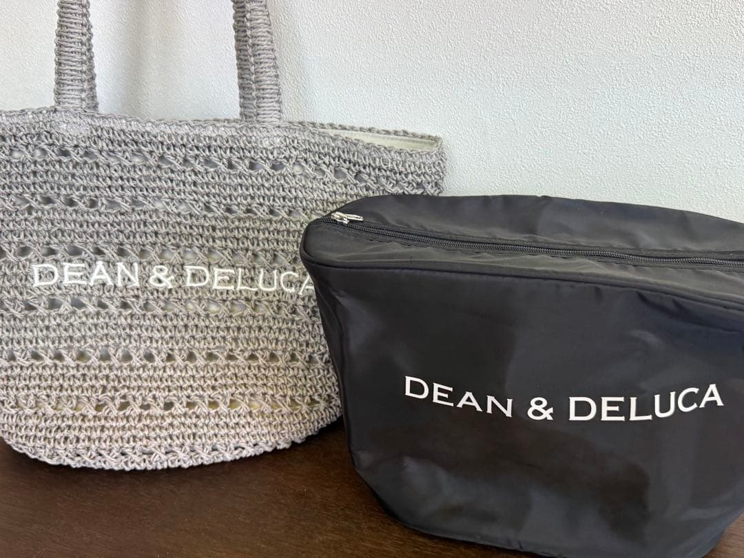 【新品未使用】DEAN & DELUCA クロッシェバスケットバッグ M