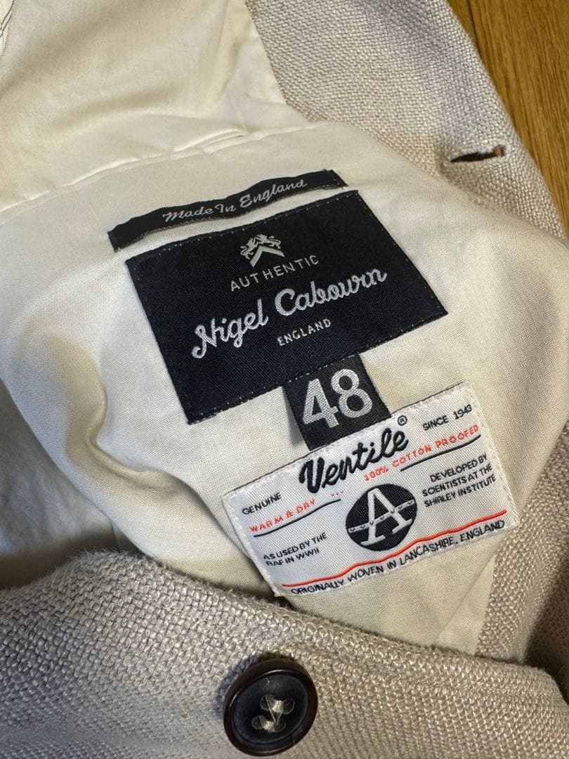 Me noアイリッシュリネン ジャケット 48 ファームパンツ 34