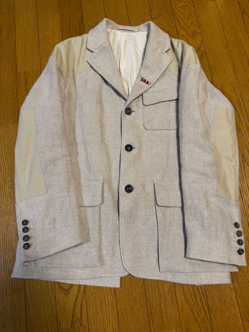 Me noアイリッシュリネン ジャケット 48 ファームパンツ 34