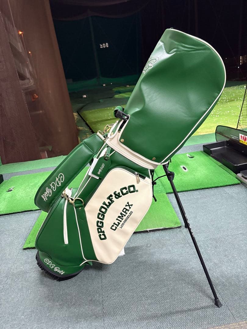 激レアCPG Golf キャディバッグ グリーン/ホワイト