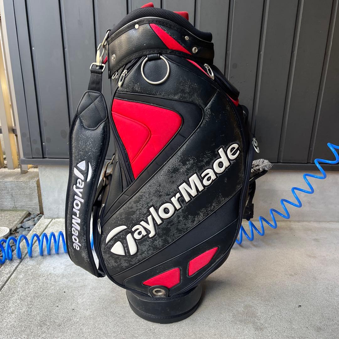 TaylorMade キャディバッグ 黒/赤