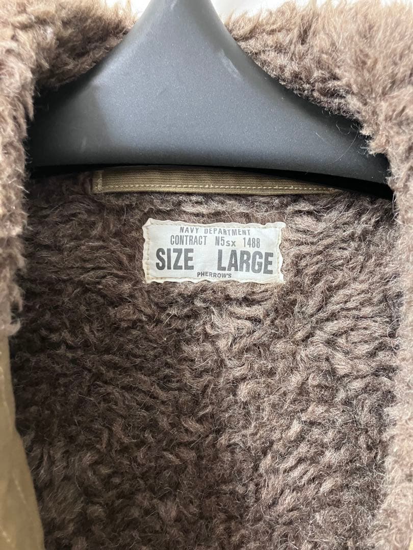 PHERROWS U.S.N. カーキ ミリタリージャケット