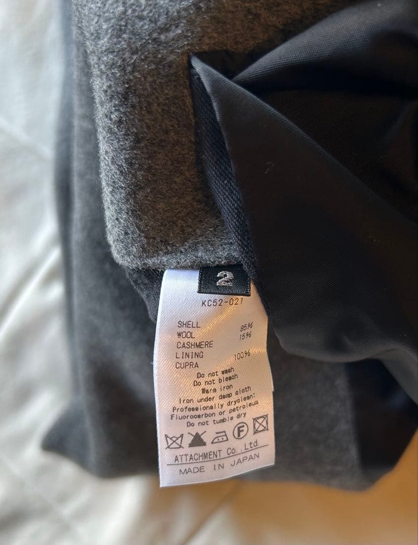 Y*A様 ☆カズユキクマガイ☆アタッチメント☆グレー☆フーデッドコート☆ビーバー