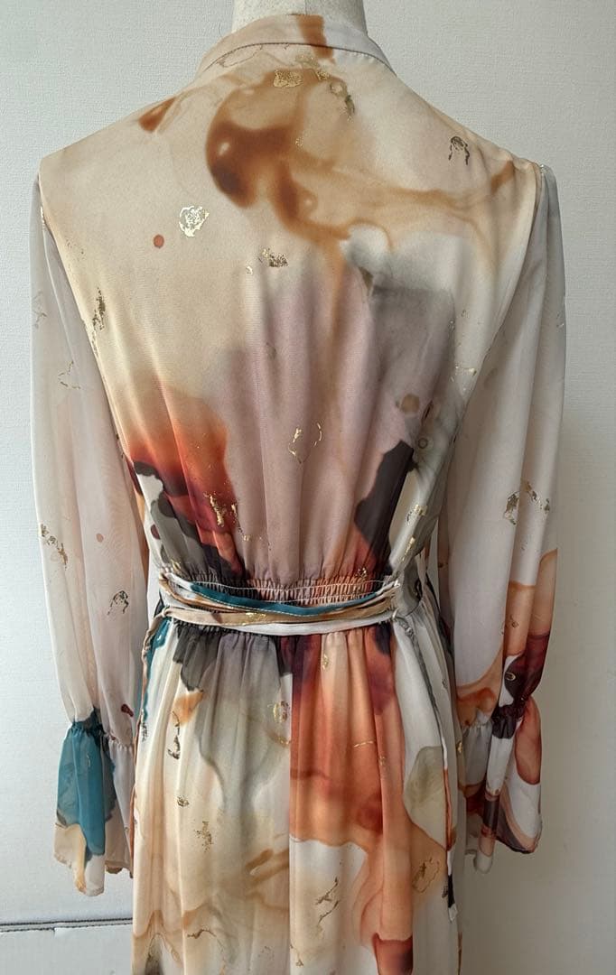 ワンピース UNDRESSED AMELIA INK ART DRESS