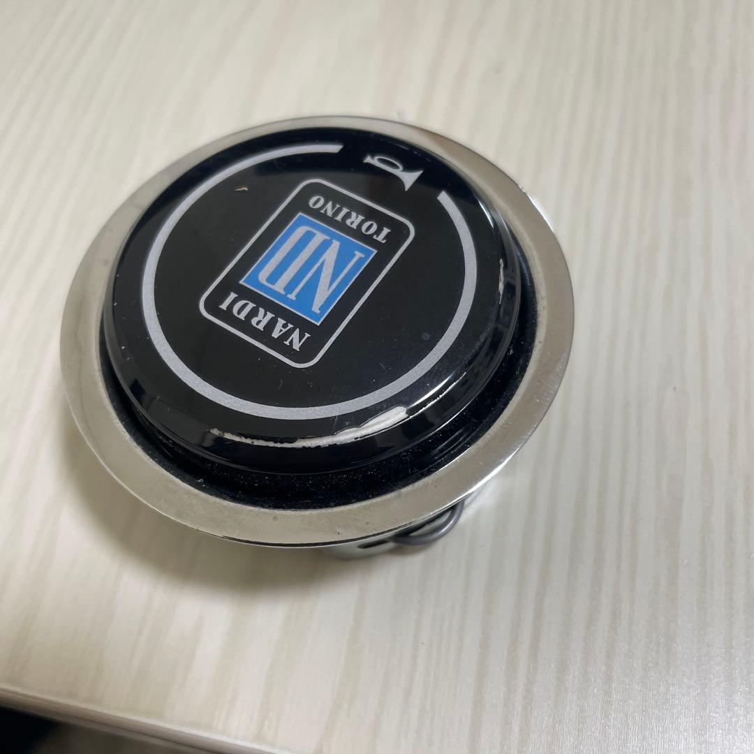 NARDI ステアリングホイール 3スポーク ブラック/レッド