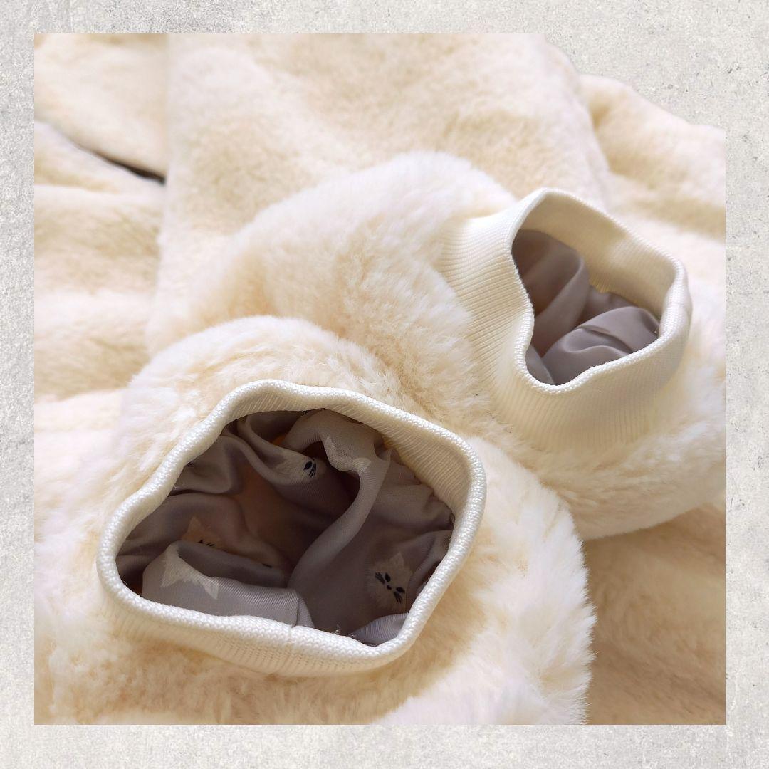 専用⭐美品　アナスイ ミニ 猫耳付き ふわふわジャケット　白