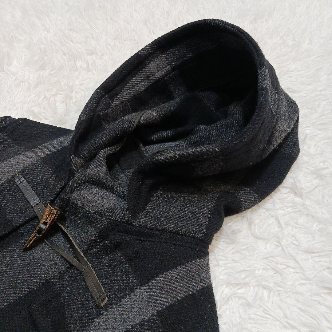 ✨未使用級✨2023✨ブラックレーベル　トーナルCBチェックダッフルコート　M