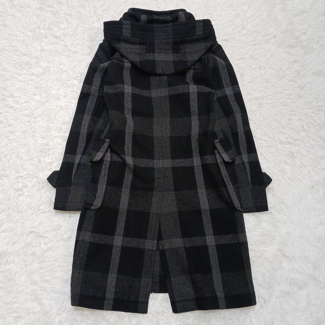 ✨未使用級✨2023✨ブラックレーベル　トーナルCBチェックダッフルコート　M