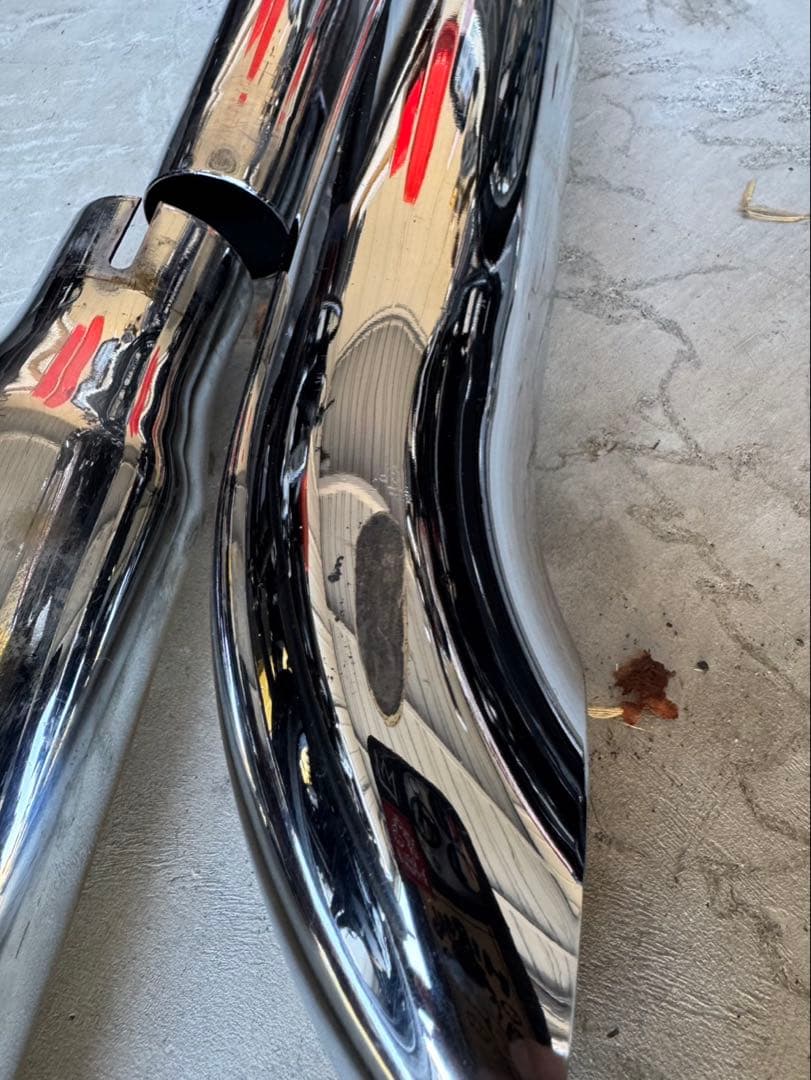 HarleyーDavidson HD 純正optionターンアウトマフラーセット