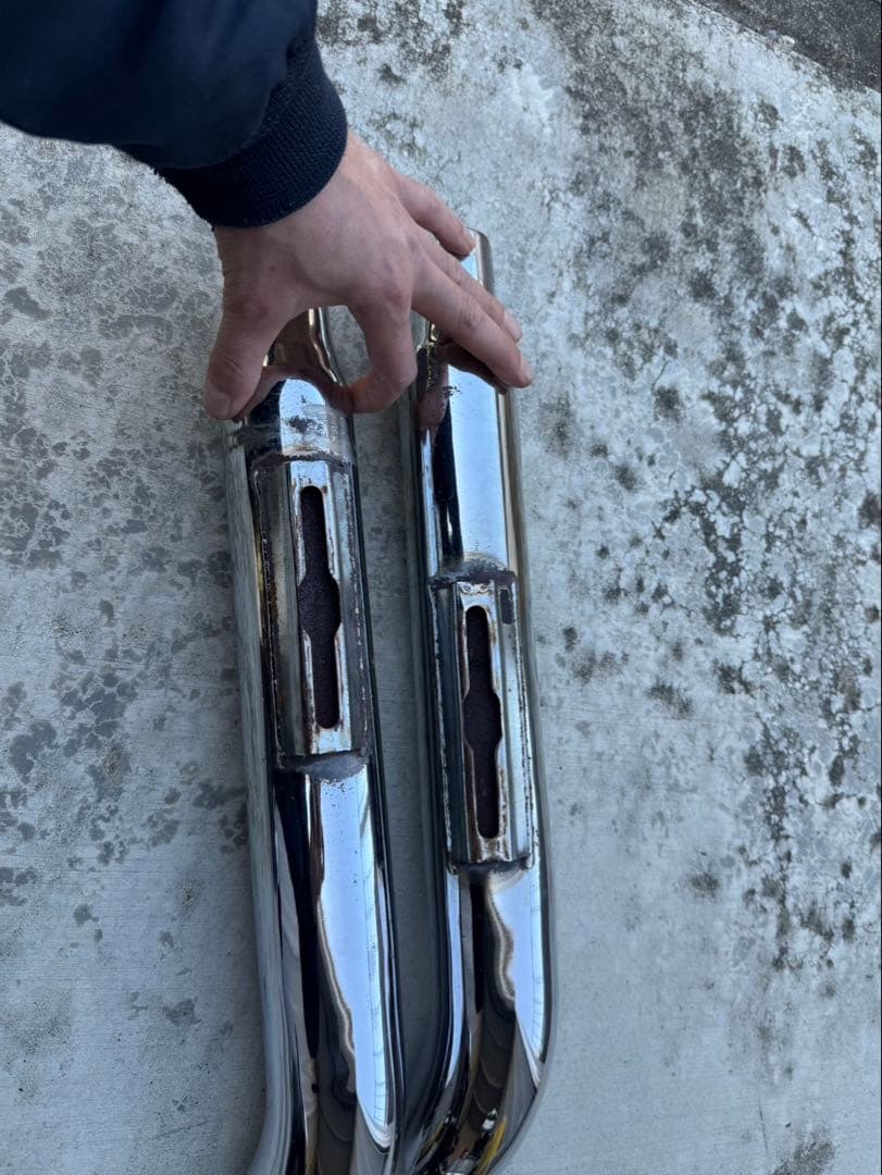 HarleyーDavidson HD 純正optionターンアウトマフラーセット