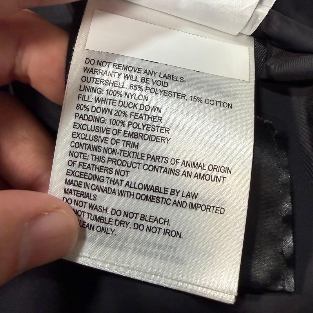 カナダグース　ダウンベスト　4154M Sサイズ　ブラック