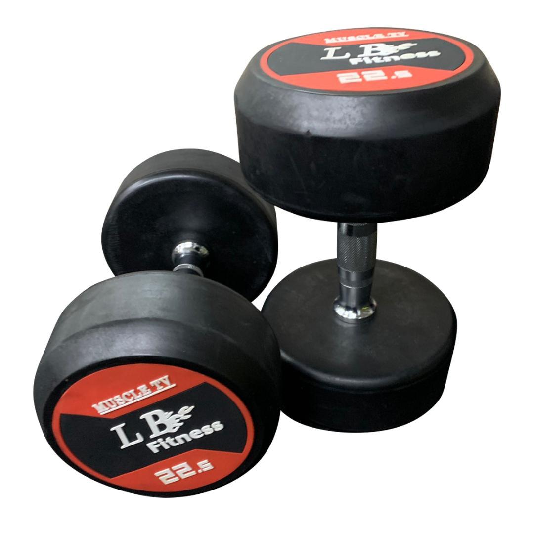 半額　　ラバーダンベル　2５kg 2個