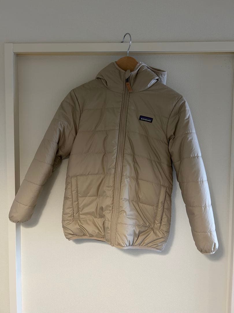Patagonia 中綿フリースリバーシブルジャケット M ベージュ
