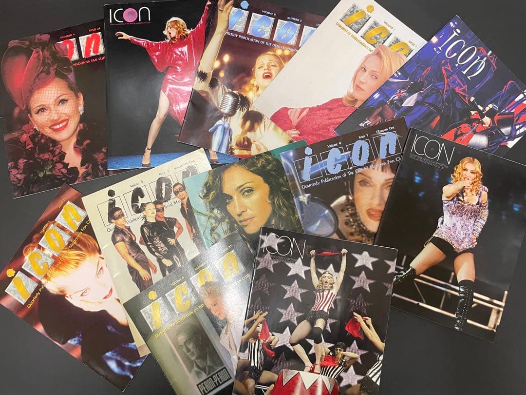 マドンナ　ファンクラブ　会報誌　ICON 12冊　入手困難