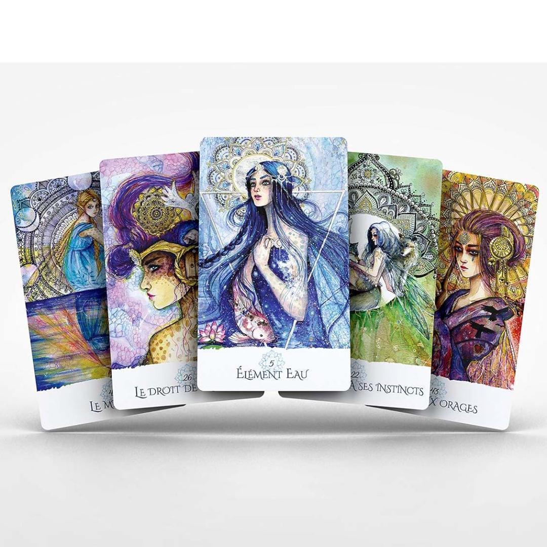 【正規品オラクルカード】美しく独創的な世界観✨美麗アートが導く魂から魂へのデッキ