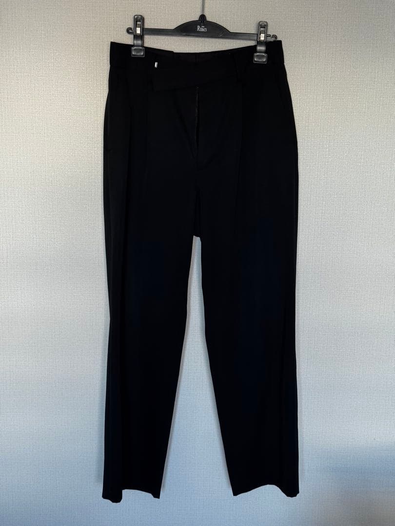 25SS RERACS THE SLACKS STRAIGHT ブラック46