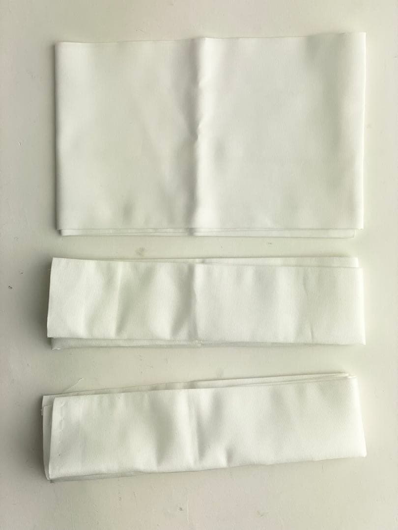 【在庫一掃】36枚セット　白半衿付き　長襦袢　訪問着用　留袖用　色留袖用　D