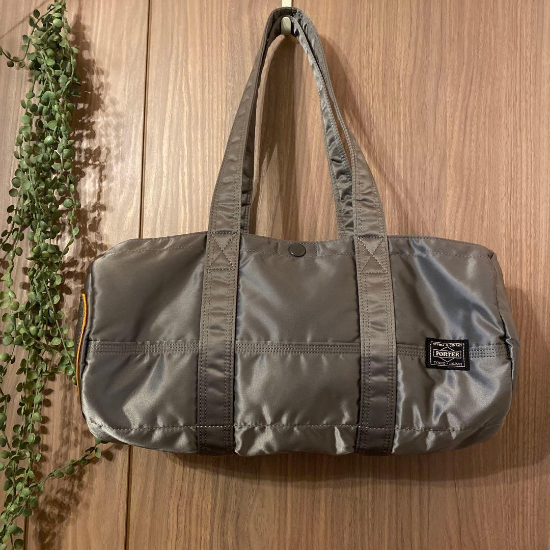PORTER ポーター TANKER タンカー ダッフルバッグ　シルバーグレー
