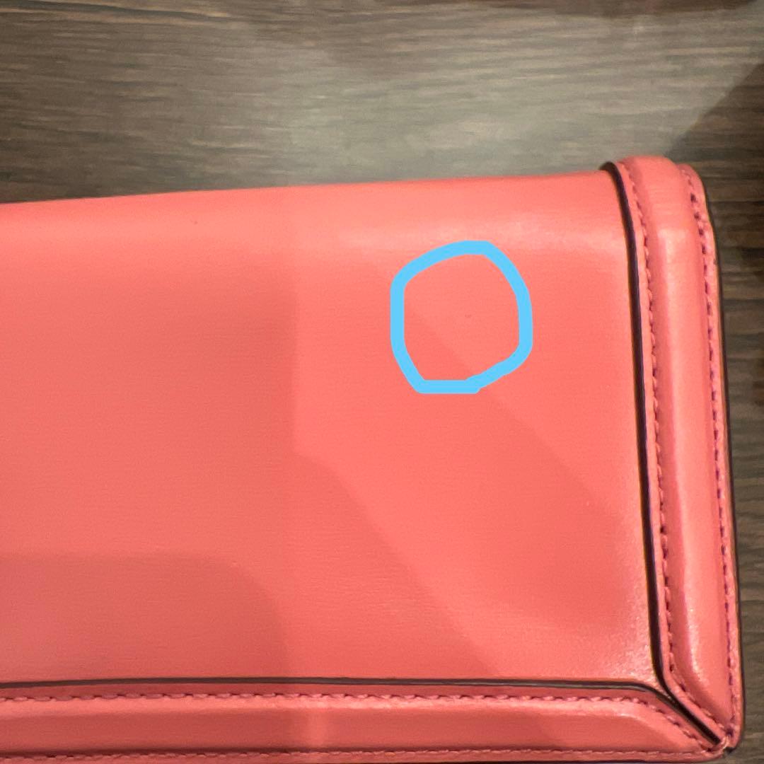 【極美品】コーチ ハットン ウォレット ピンク 二つ折り財布