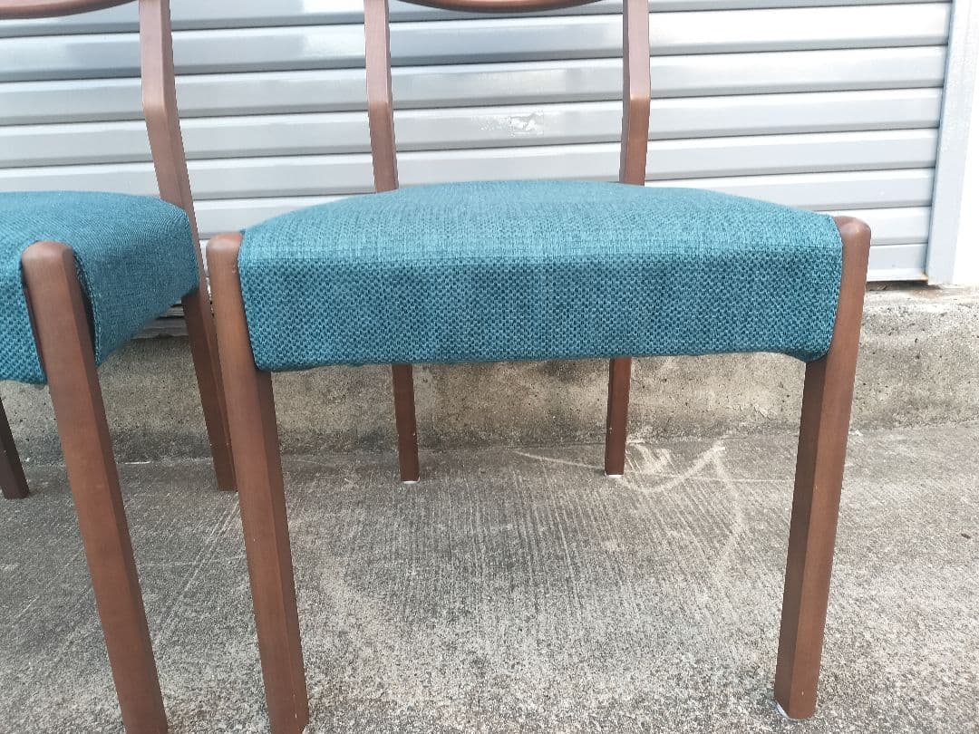 ニトリ NITORI アルナス ダイニングチェア グリーン 2脚セット