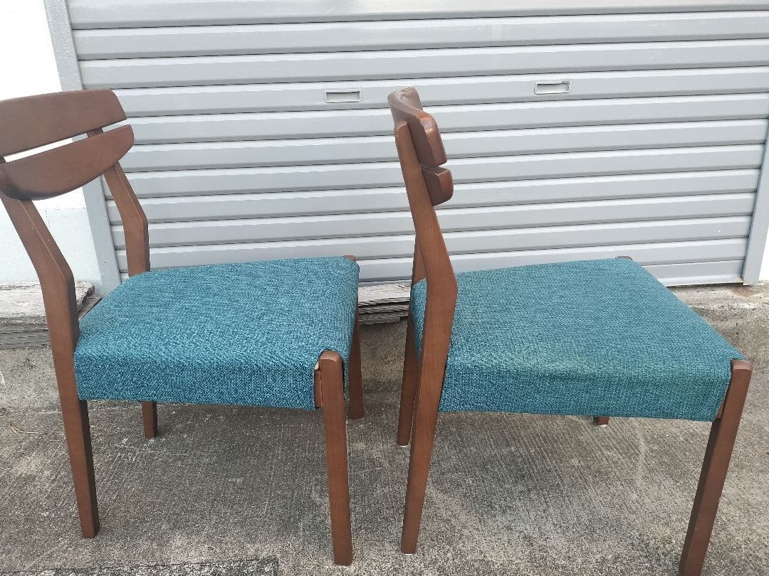 ニトリ NITORI アルナス ダイニングチェア グリーン 2脚セット