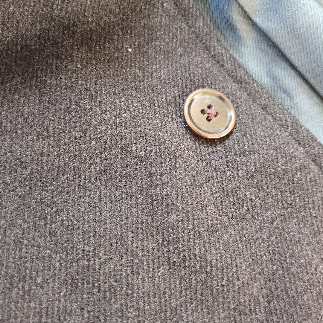 希少　バーバリー　ウール　アンゴラ混　Aライン　ロング　ダークブラウン MA