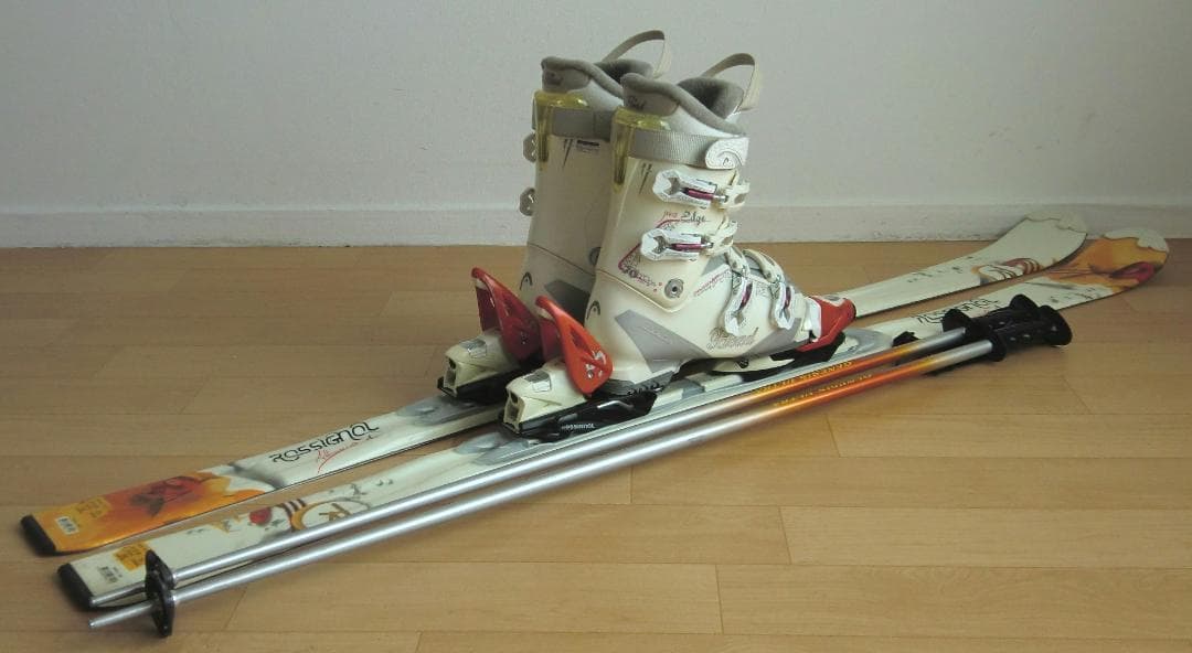 ■■11月限定■送料無料■ロシニョール女性用スキーセット152/25-25.5■