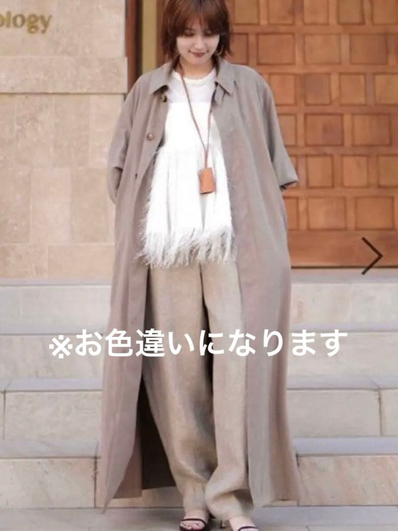 値下げ⭐︎美品curensologyカレンソロジー ♢ ピーチトレンチコート36