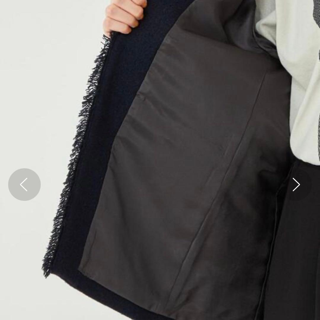 美品✨green label relaxing ツイードノーカラージャケットS