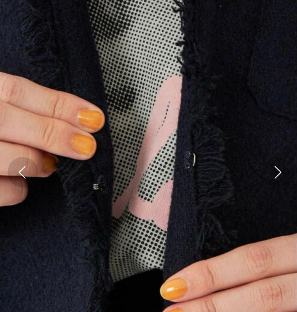 美品✨green label relaxing ツイードノーカラージャケットS