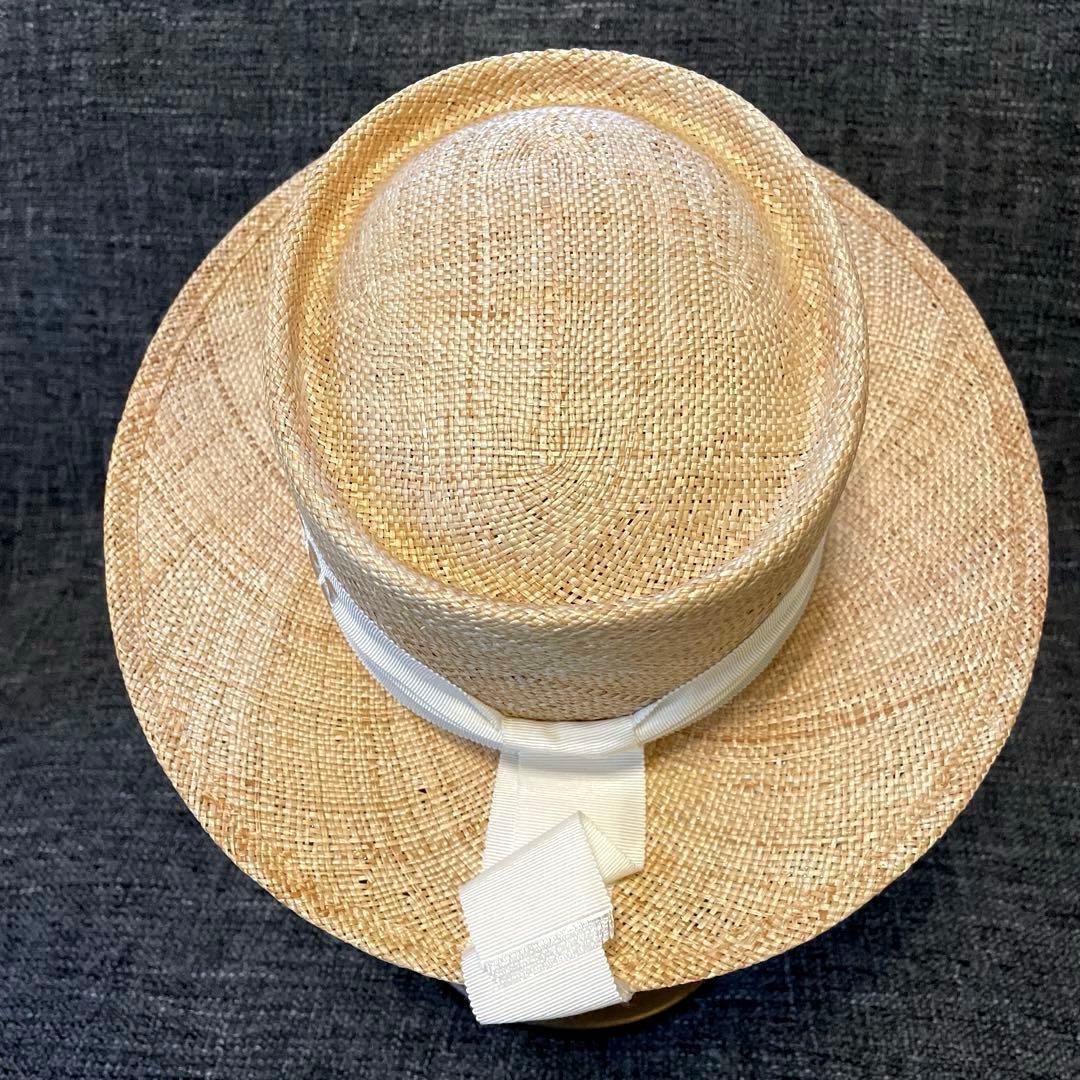 ☆定価15400円 新品タグ付 シャポードオー ストローハット『57cm』☆